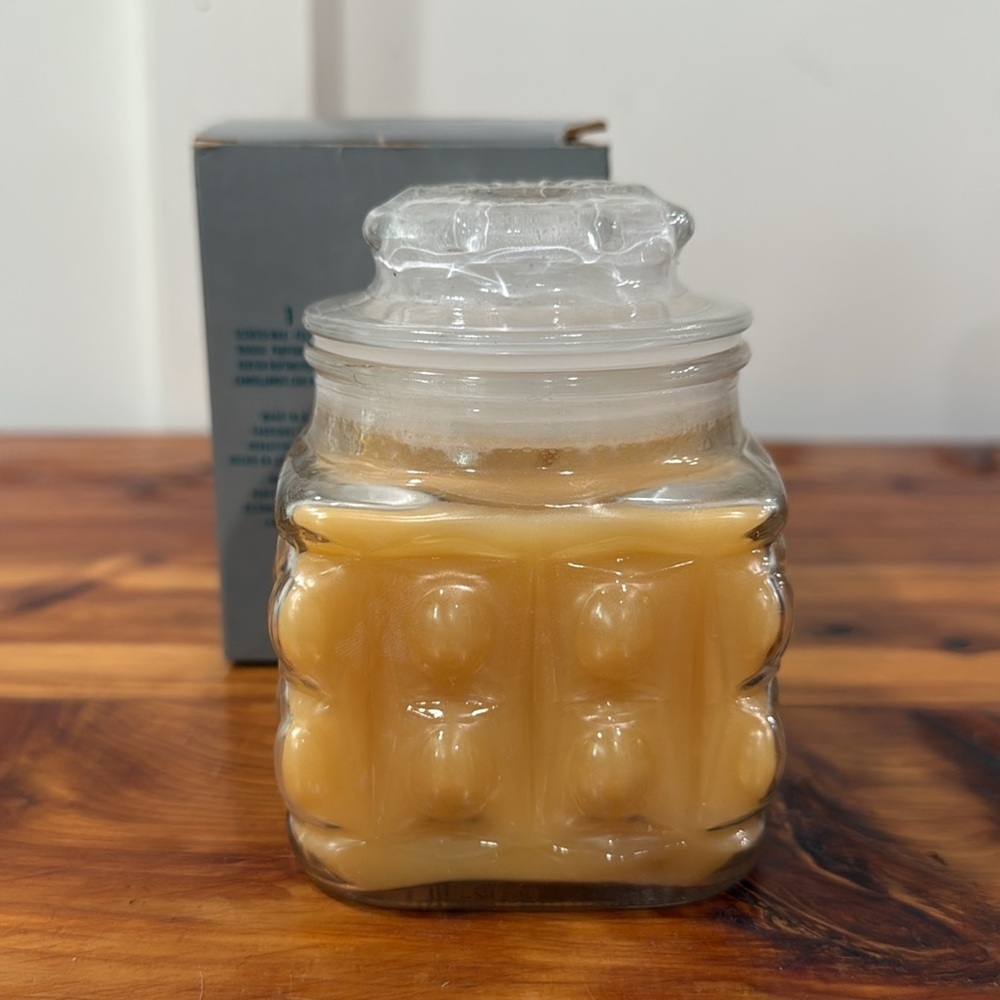 NIB Vintage PartyLite Spiced Vanilla Bubble Jar Candle